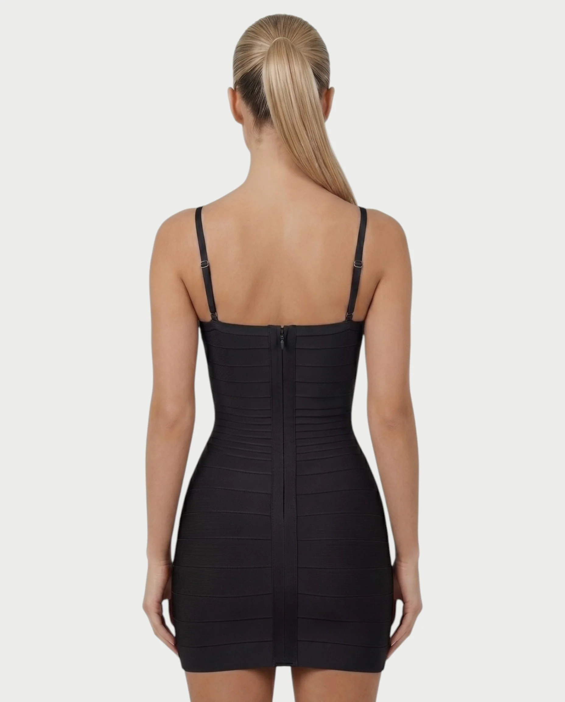 ZAYARA Spaghetti Strap Bandage Mini Dress - Image 10