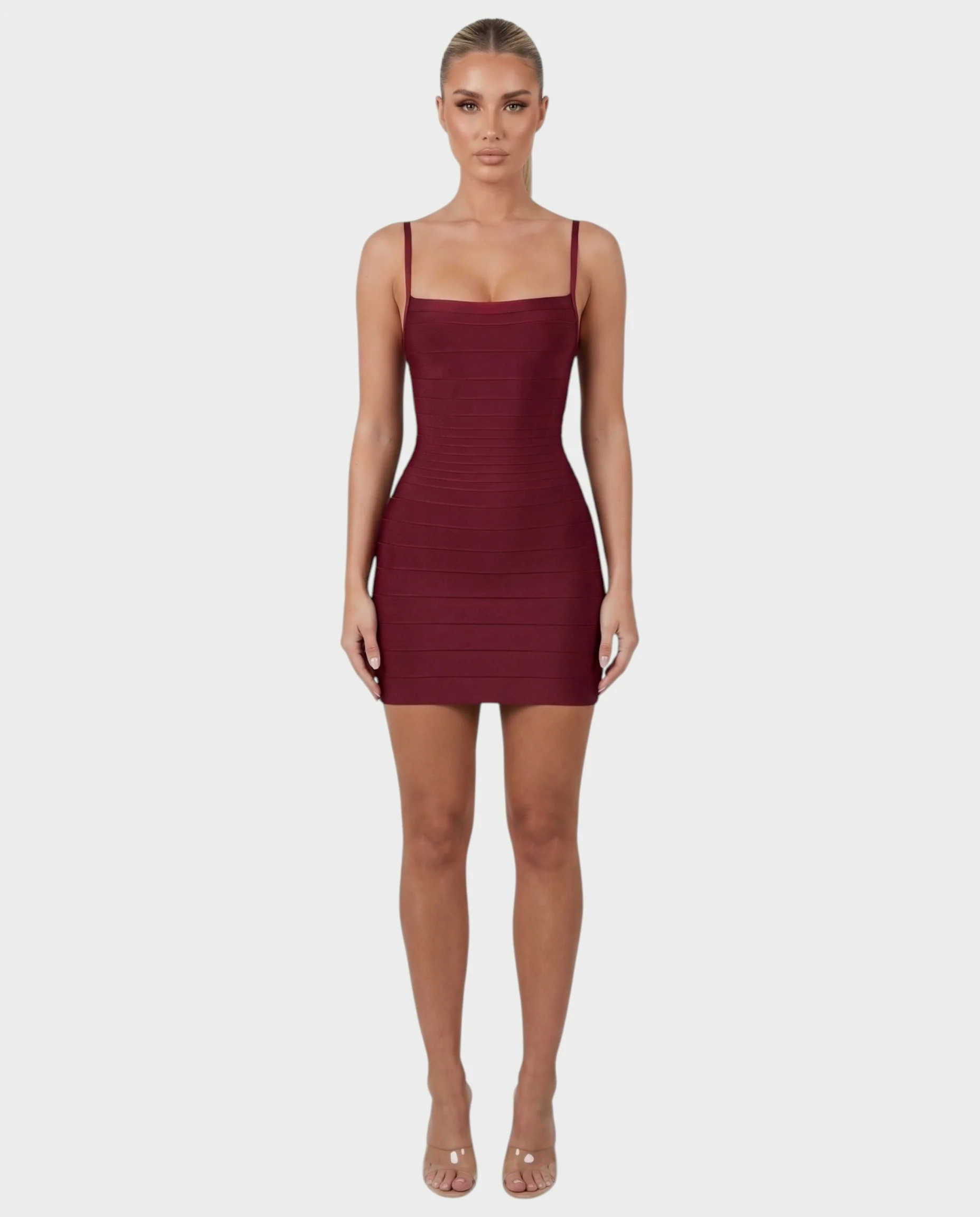 ZAYARA Spaghetti Strap Bandage Mini Dress - Image 11