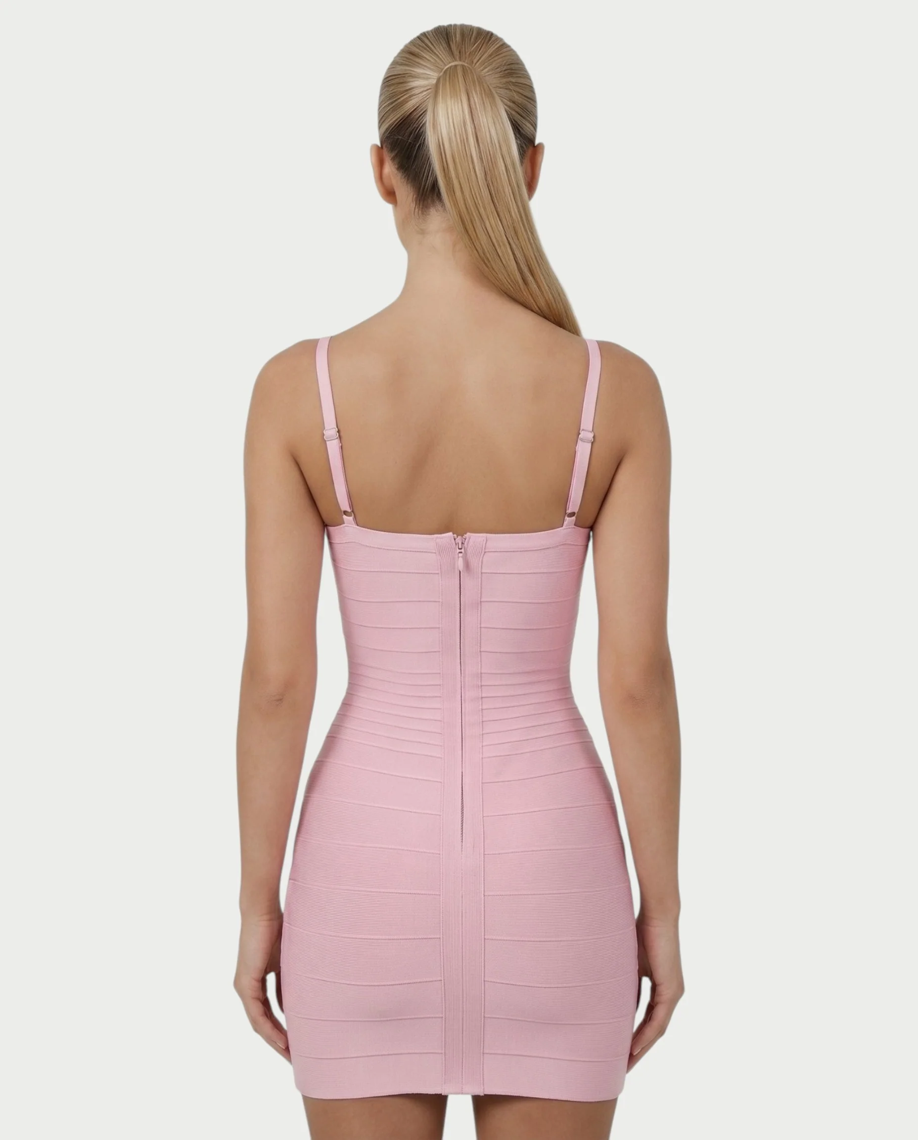 ZAYARA Spaghetti Strap Bandage Mini Dress - Image 5