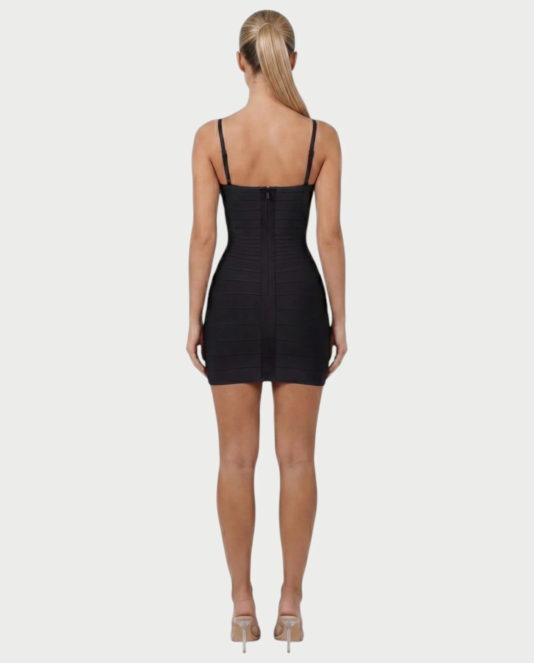 ZAYARA Spaghetti Strap Bandage Mini Dress - Image 7