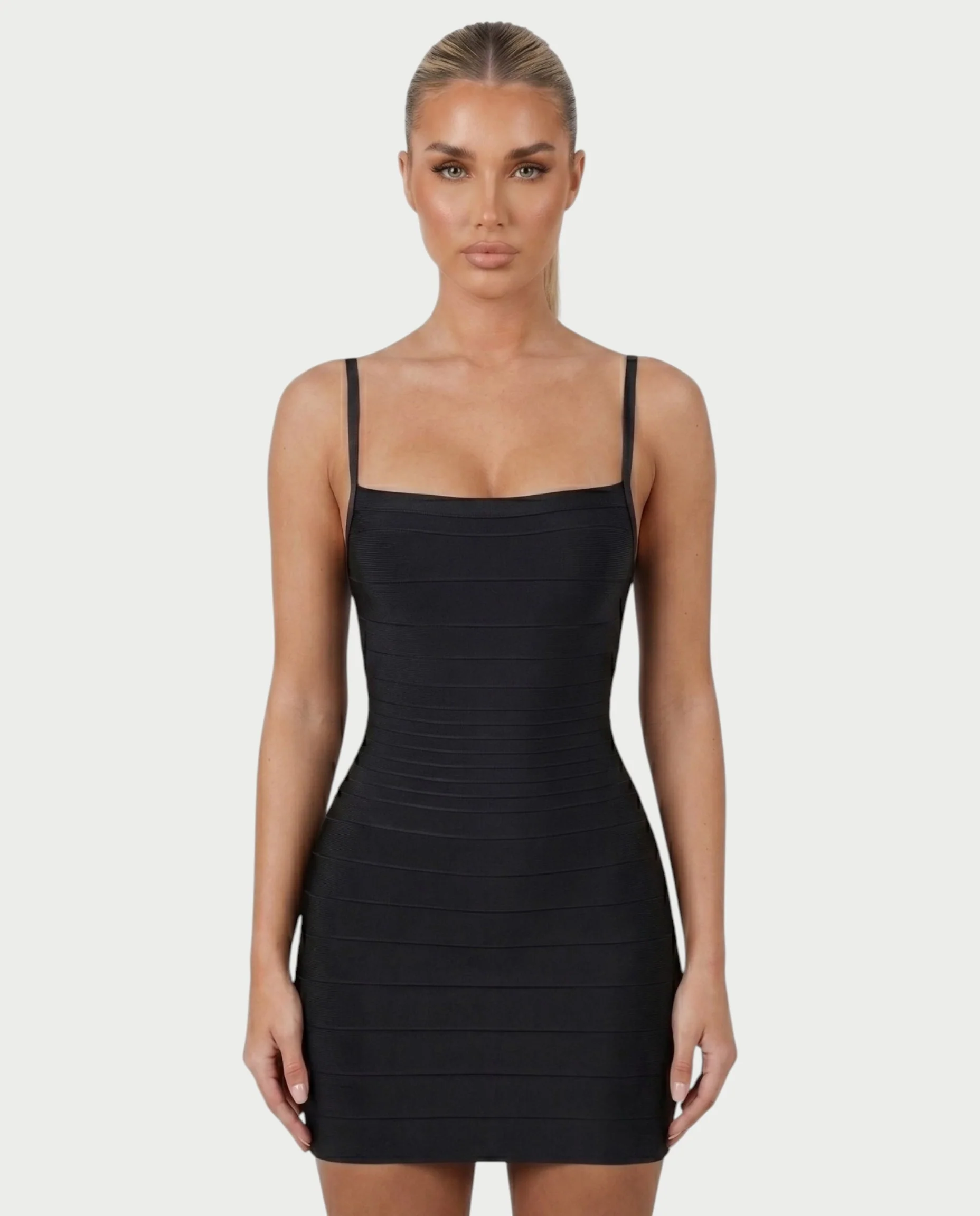 ZAYARA Spaghetti Strap Bandage Mini Dress - Image 9