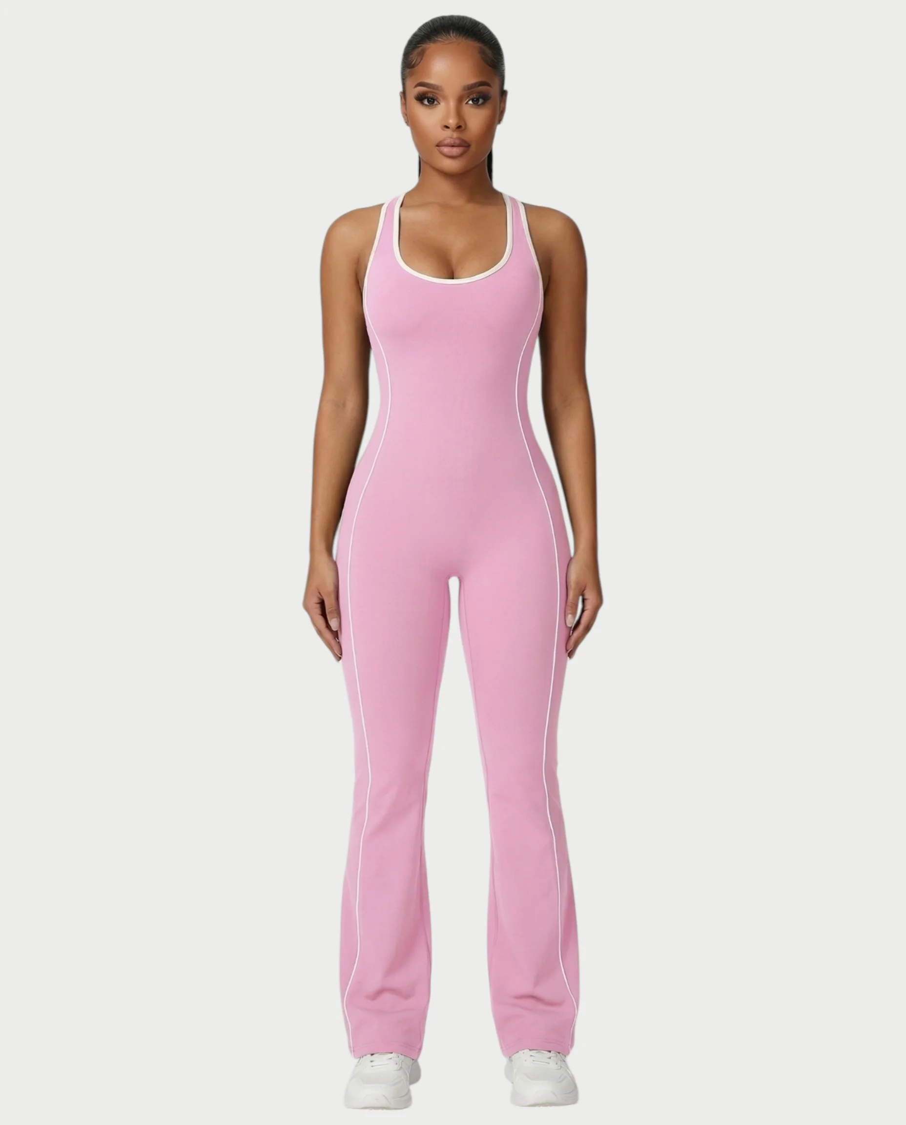 ZIRANA Open-Back Flared Jumpsuit - Image 16