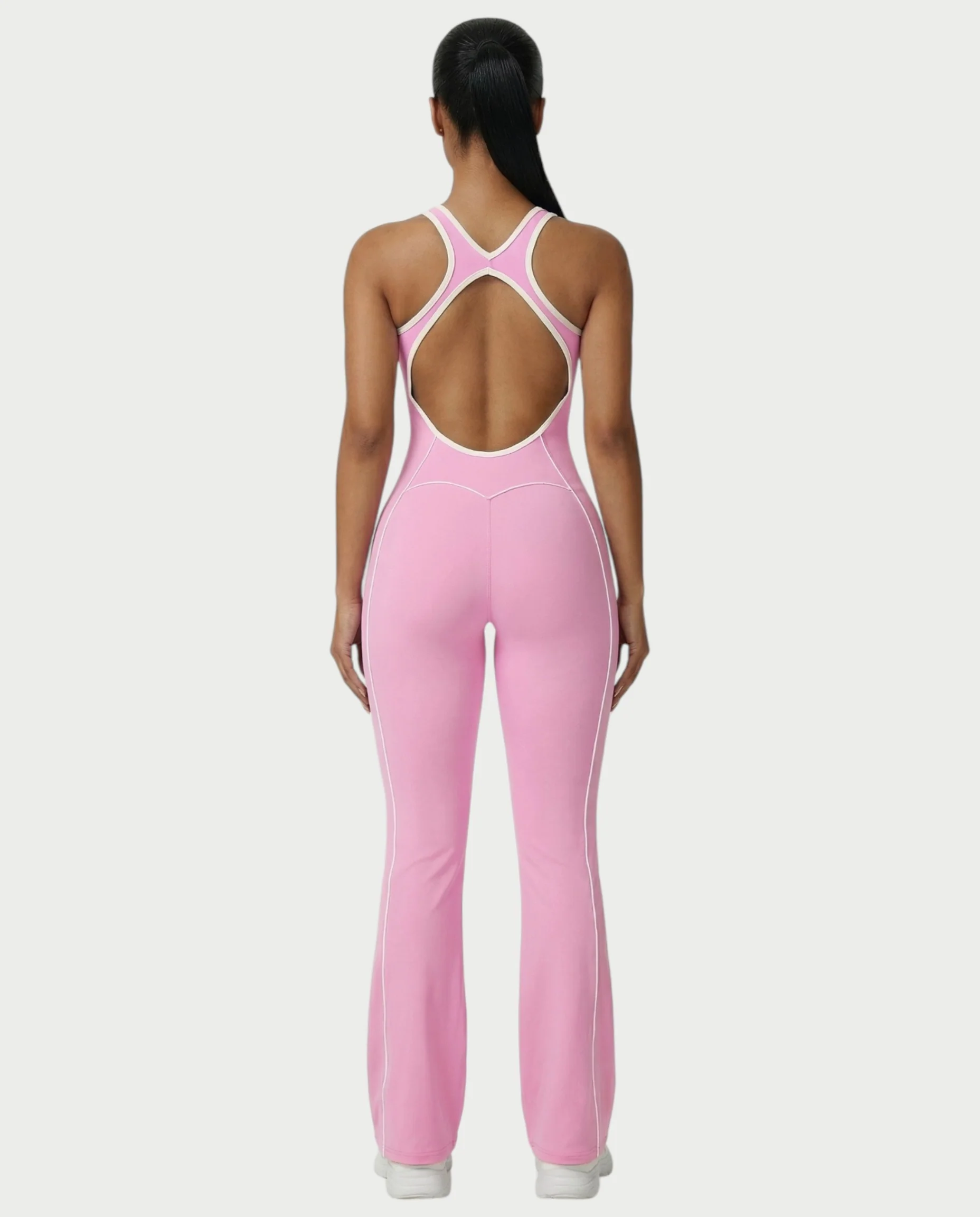 ZIRANA Open-Back Flared Jumpsuit - Image 17