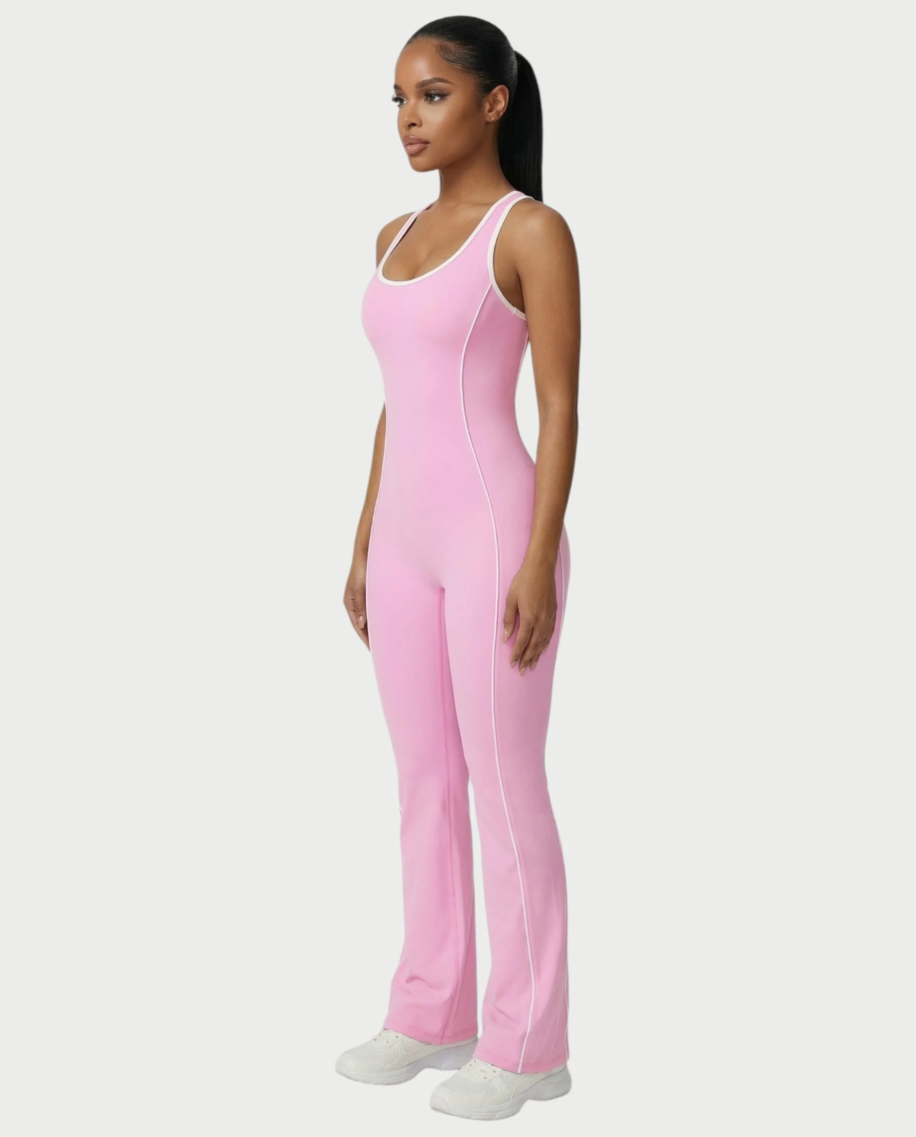 ZIRANA Open-Back Flared Jumpsuit - Image 18