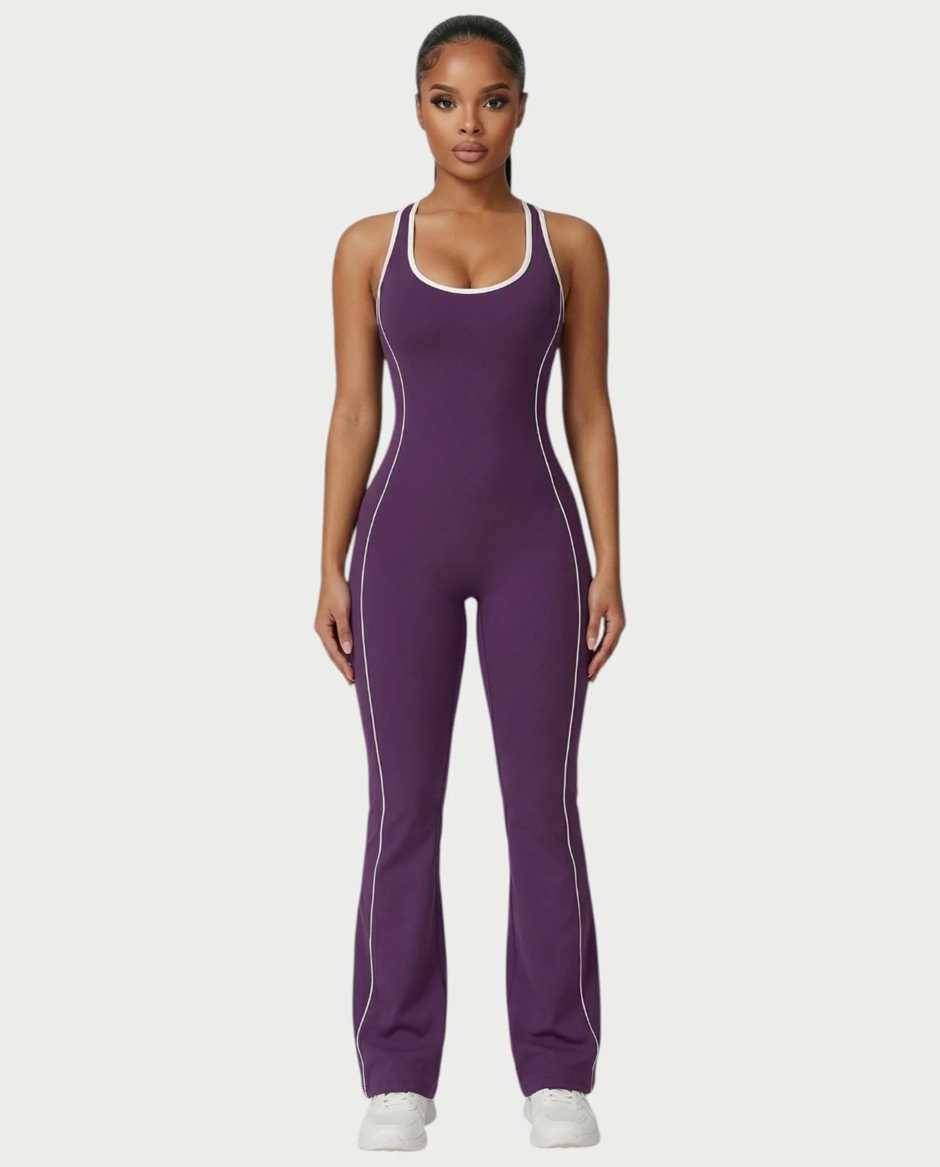 ZIRANA Open-Back Flared Jumpsuit - Image 21