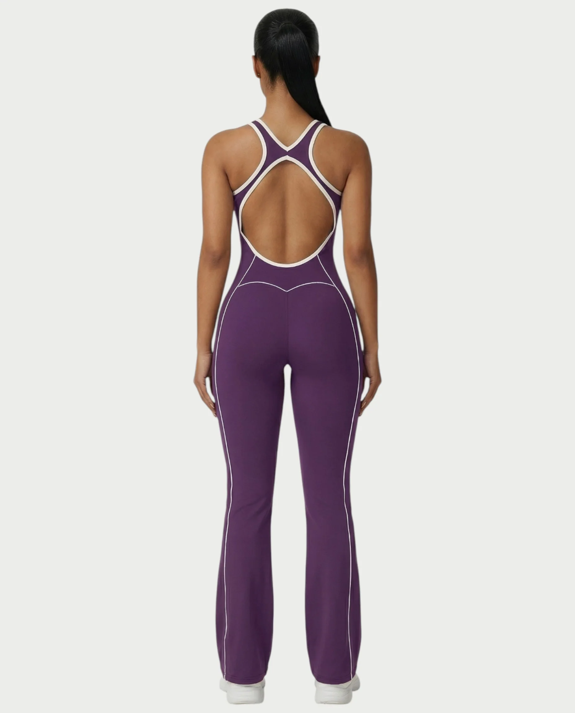ZIRANA Open-Back Flared Jumpsuit - Image 22