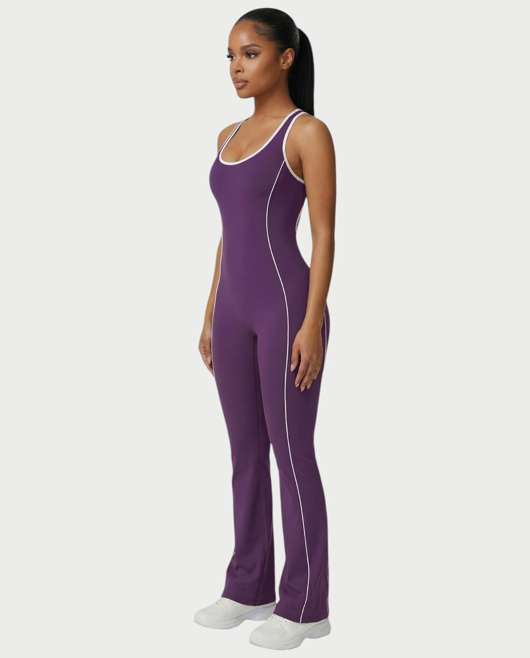 ZIRANA Open-Back Flared Jumpsuit - Image 23