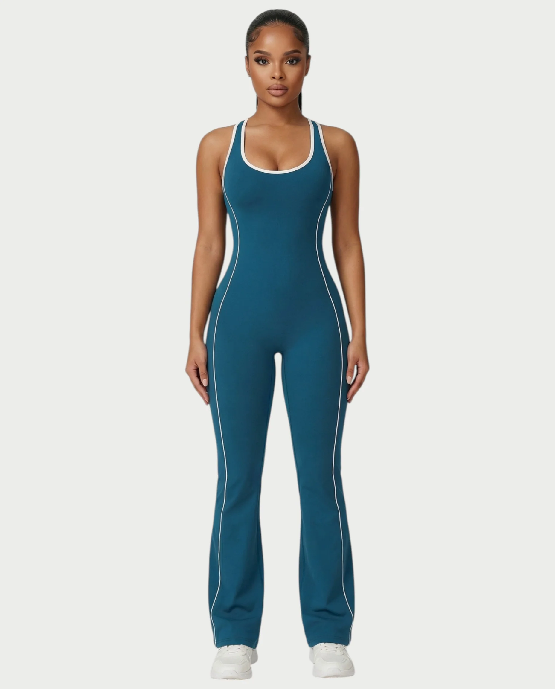 ZIRANA Open-Back Flared Jumpsuit - Image 26