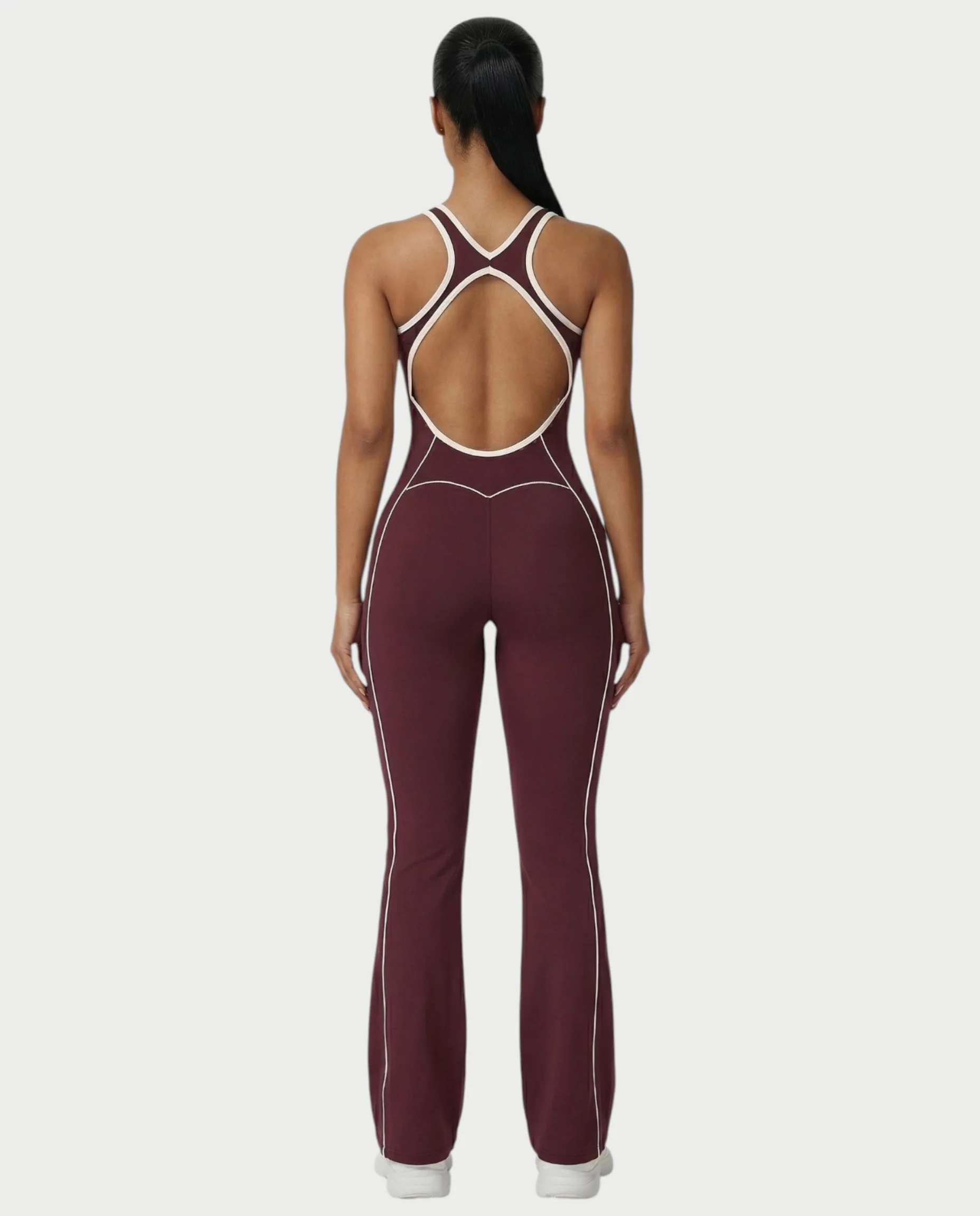 ZIRANA Open-Back Flared Jumpsuit - Image 32