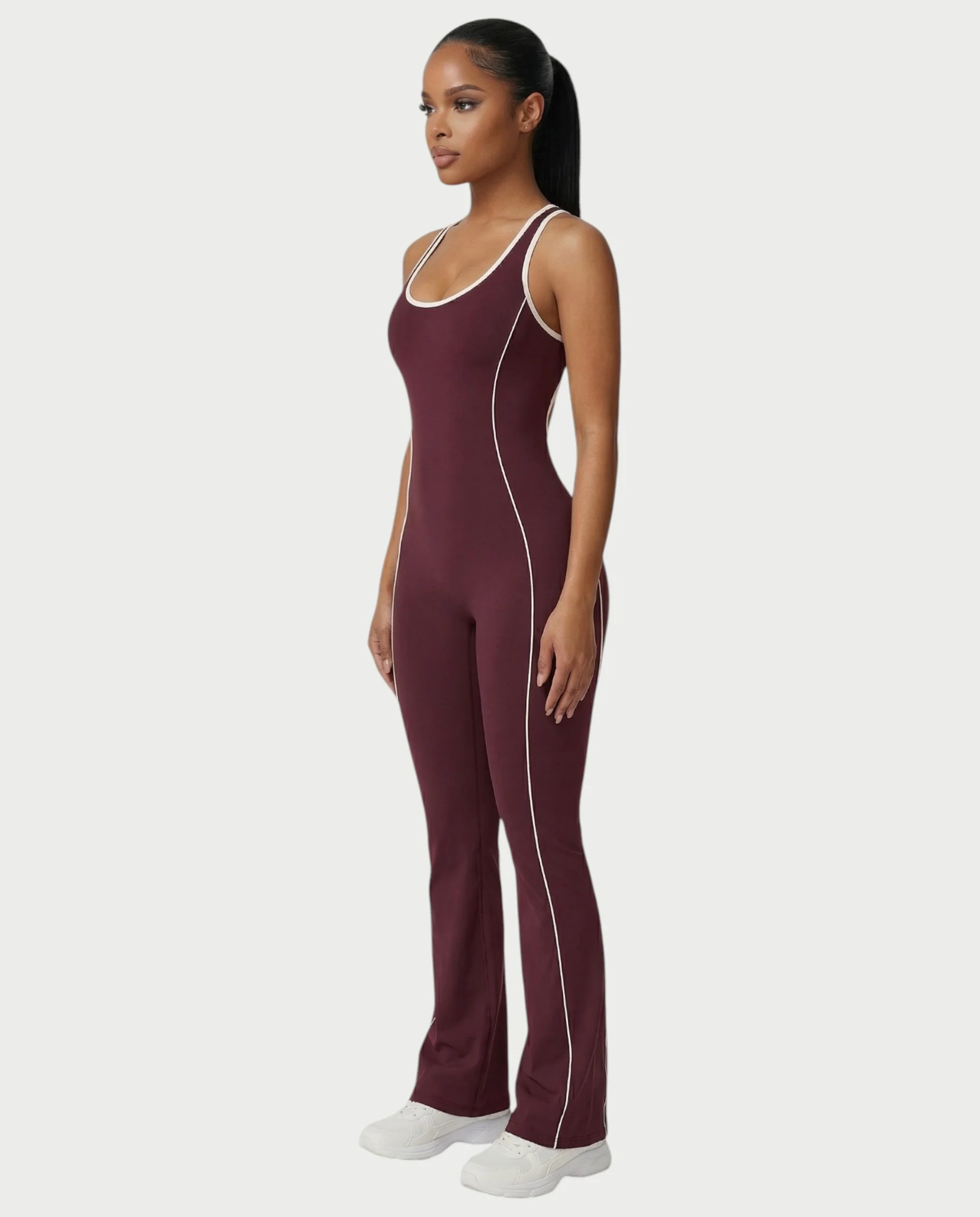 ZIRANA Open-Back Flared Jumpsuit - Image 33
